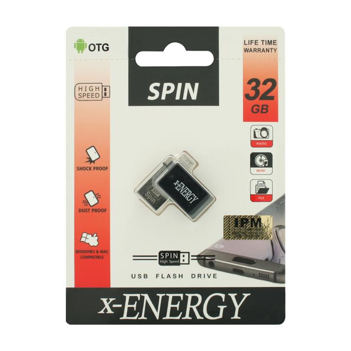 فلش مموری x-ENERGY SPIN OTG 32GB